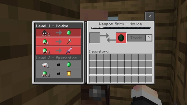 Cheapest Trades Addon minecraft pe