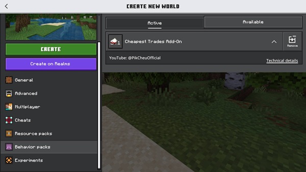 Cheapest Trades Addon minecraft