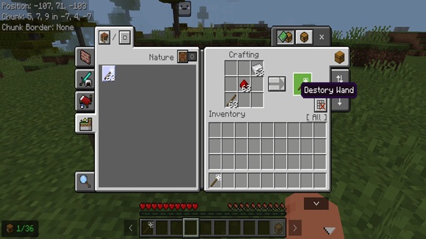 Destroy Wand Addon minecraft