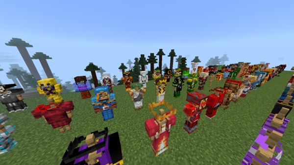 Dharkcraft Clothes Addon mcpe bedrock