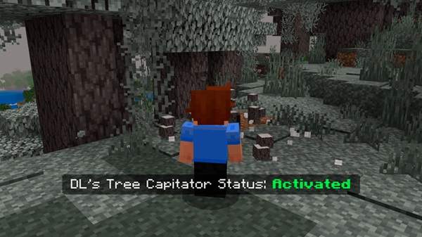 DL’s Tree Capitator Addon minecraft pe