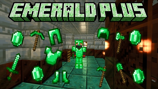 Emerald Plus Addon minecraft