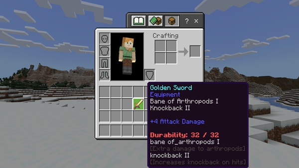 Enchantment Descriptions Addon minecraft