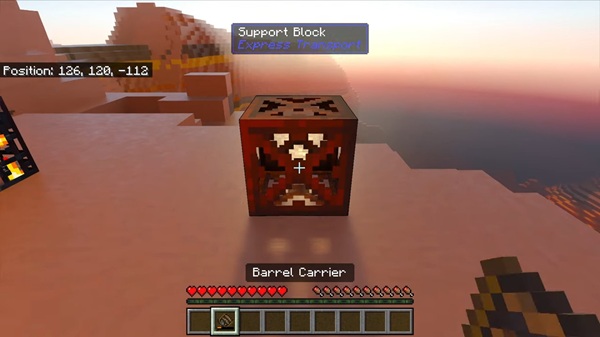 Express Transport Addon mcpe bedrock