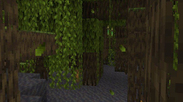 Falling Leaves Addon MCPE 2