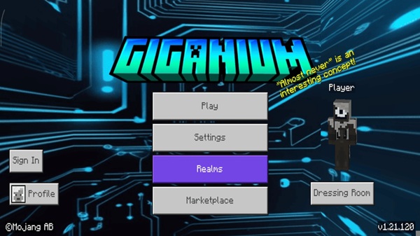 Giganium Expansion Addon minecraft
