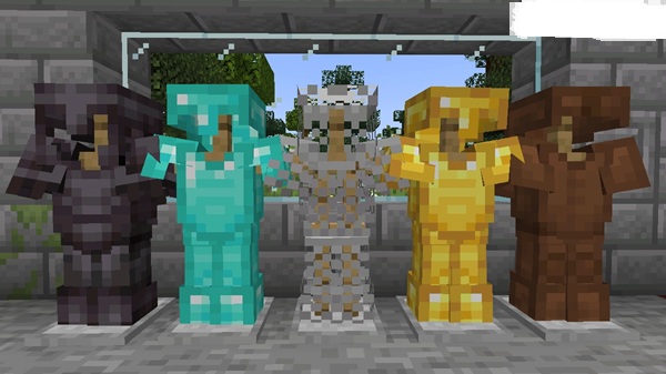 Invisible Armor Model Addon mcpe bedrock