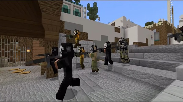 Modern Warfare Members Addon mcpe download