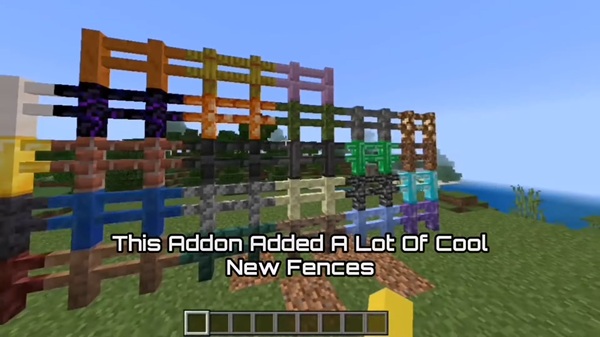 More Fences Addon mcpe download