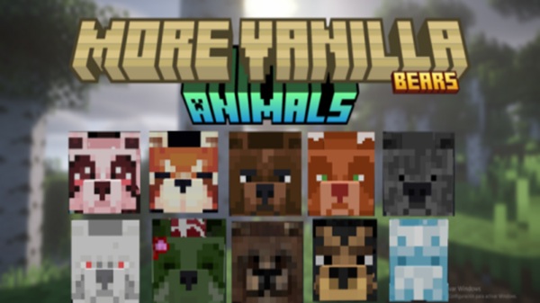 More Vanilla Animals + Bears