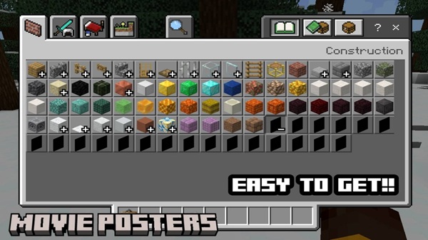 Movie Posters Addon minecraft pe