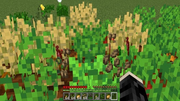One Click Harvest Addon minecraft