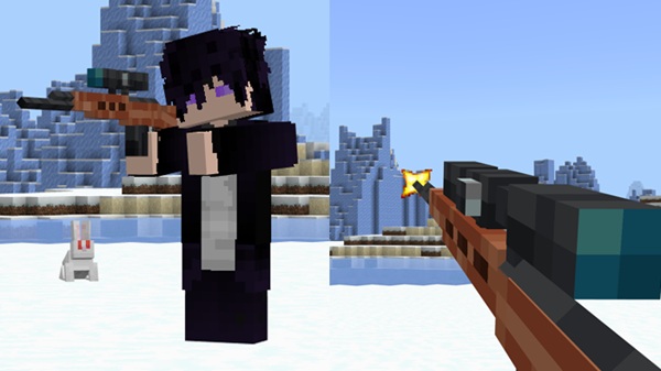 Simple Guns FWS Addon mcpe bedrock