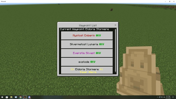 Simple Waystone Addon mcpe download