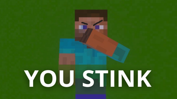 Smell Bad vs Robots Addon mcpe bedrock