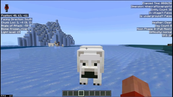 Star’s Debug Screen Addon mcpe download