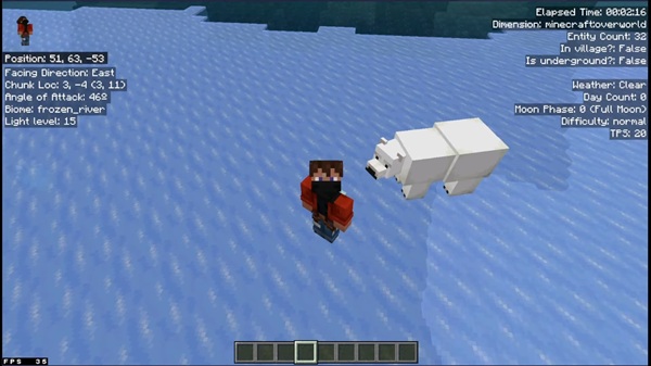 Star’s Debug Screen Addon minecraft