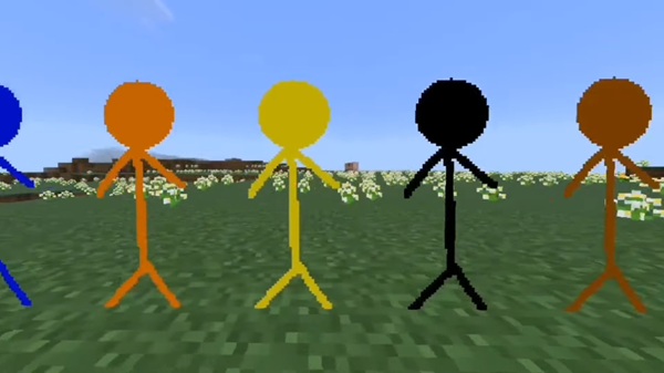 Stickman Morph Addon minecraft pe