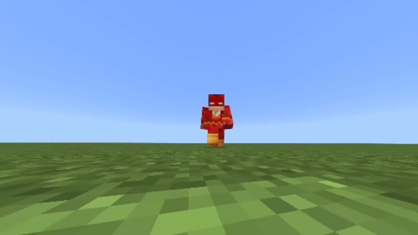 The Flash Suit Addon minecraft pe