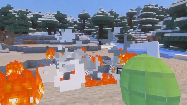 Throwable Grenades Addon minecraft pe