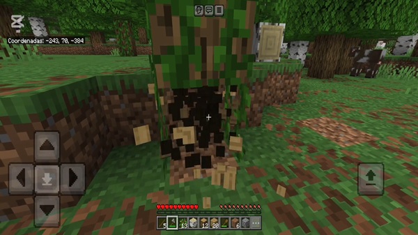 Tree Harvester Addon minecraft pe