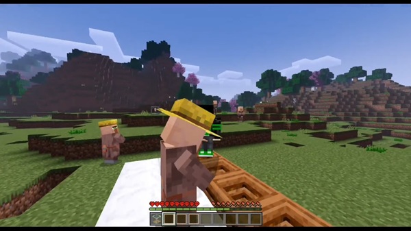 Villager Minion Addon mcpe bedrock