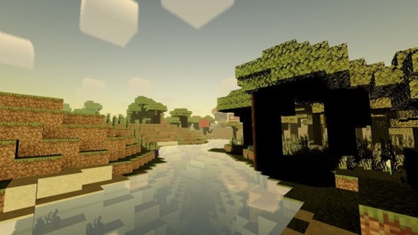 Cool Voxel Shader minecraft pe