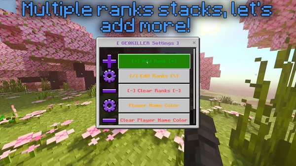Better Chat Ranks Addon mcpe