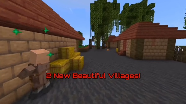 Craftable Villages Addon mcpe bedrock