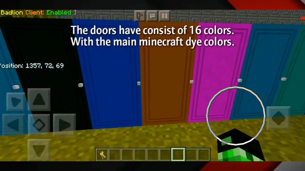 Colorful Doors Addon minecraft