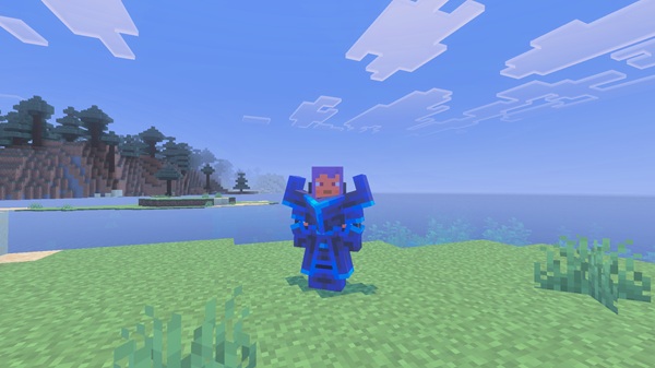Dark Lightning Armor Addon mcpe