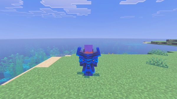 Dark Lightning Armor Addon mcpe bedrock