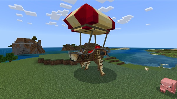 FlyerWork Vanilla Aircraft and Plane Addon minecraft