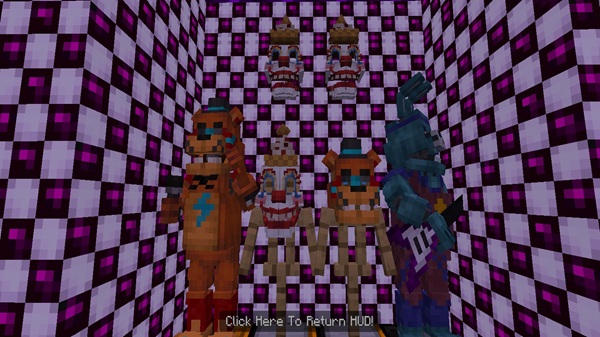 FNAF Build and Decor Addon minecraft