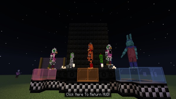 FNAF Build and Decor Addon minecraft pe