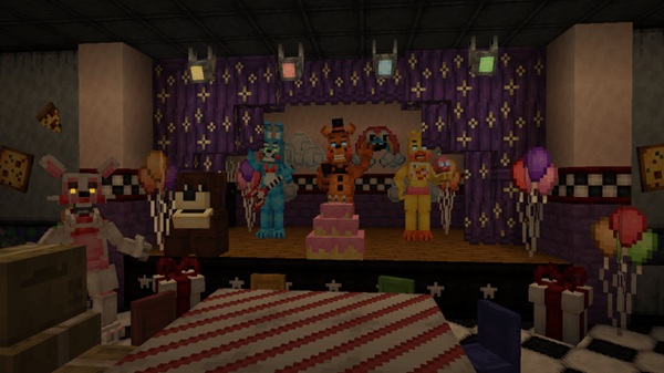 FNAF Build and Decor Addon minecraft pe (2)