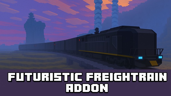 Futuristic Freight Train