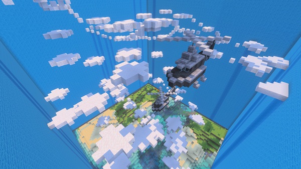 Instant Build Cloud Arena Addon mcpe bedrock