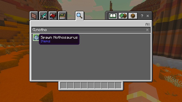 Nothosaurus Addon minecraft pe