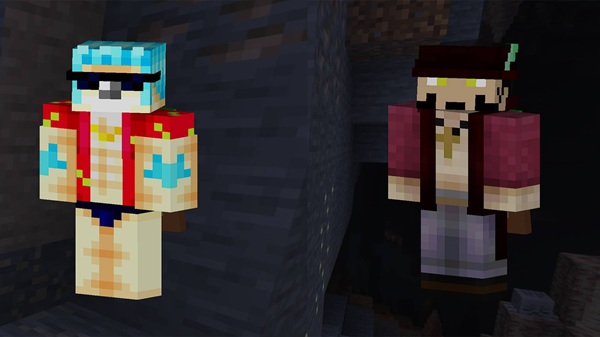 one piece skin addon mcpe bedrock