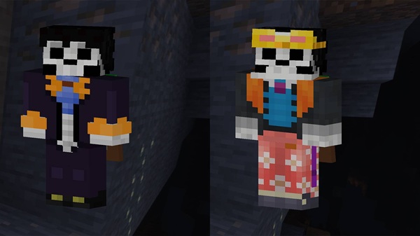 one piece skin addon minecraft 1
