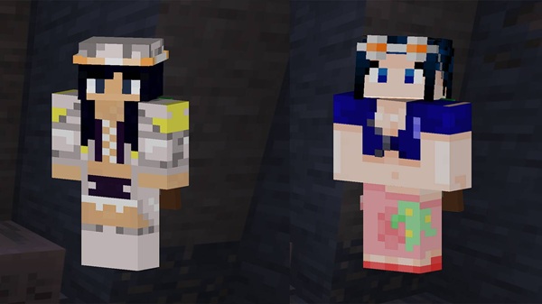 one piece skin addon minecraft 2