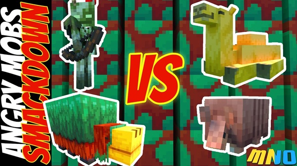 Angry Mobs Addon mcpe bedrock