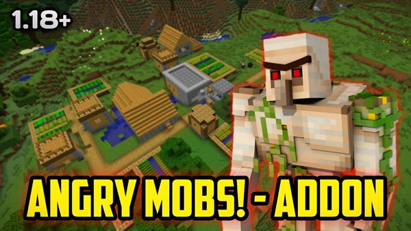 Angry Mobs Addon minecraft pe