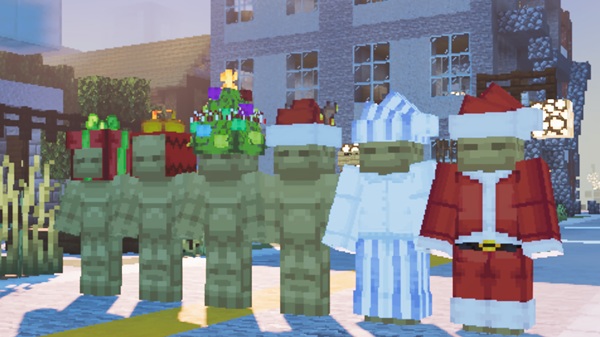 Christmas Cosmetics 2025 Addon mcpe bedrock