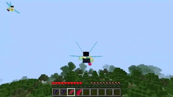 Equippable Wings Addon mcpe bedrock