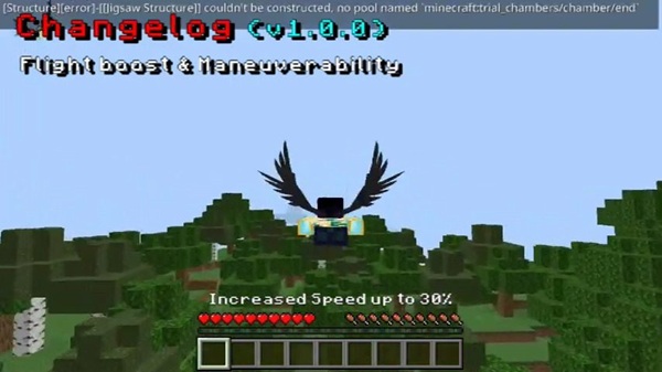 Equippable Wings Addon mcpe download