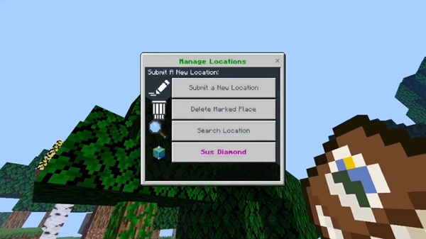 Location Diary Addon mcpe bedrock
