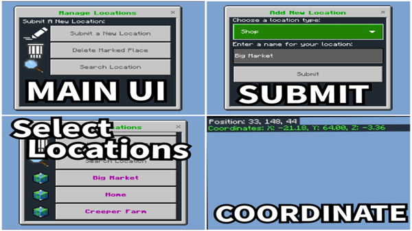 Location Diary Addon minecraft pe