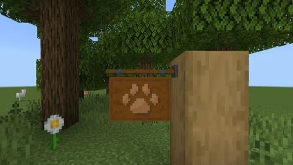 More Sign Variants Addon mcpe bedrock